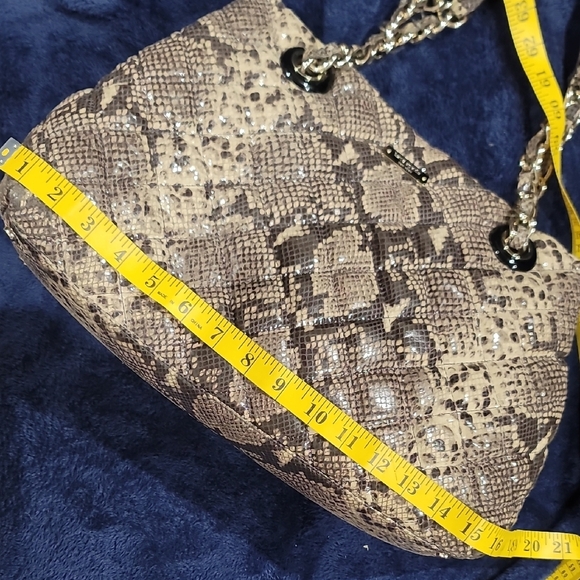 Kate Spade Tan Snake Print Shoulder Bag - Picture 4 of 13